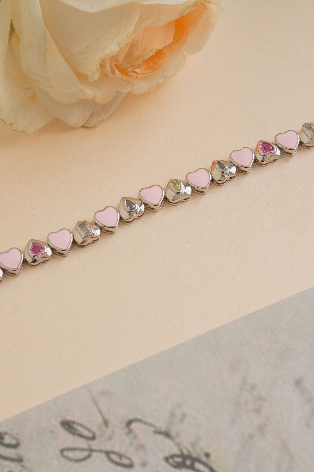 Rose Rhythm Pure Sterling Silver Bracelet