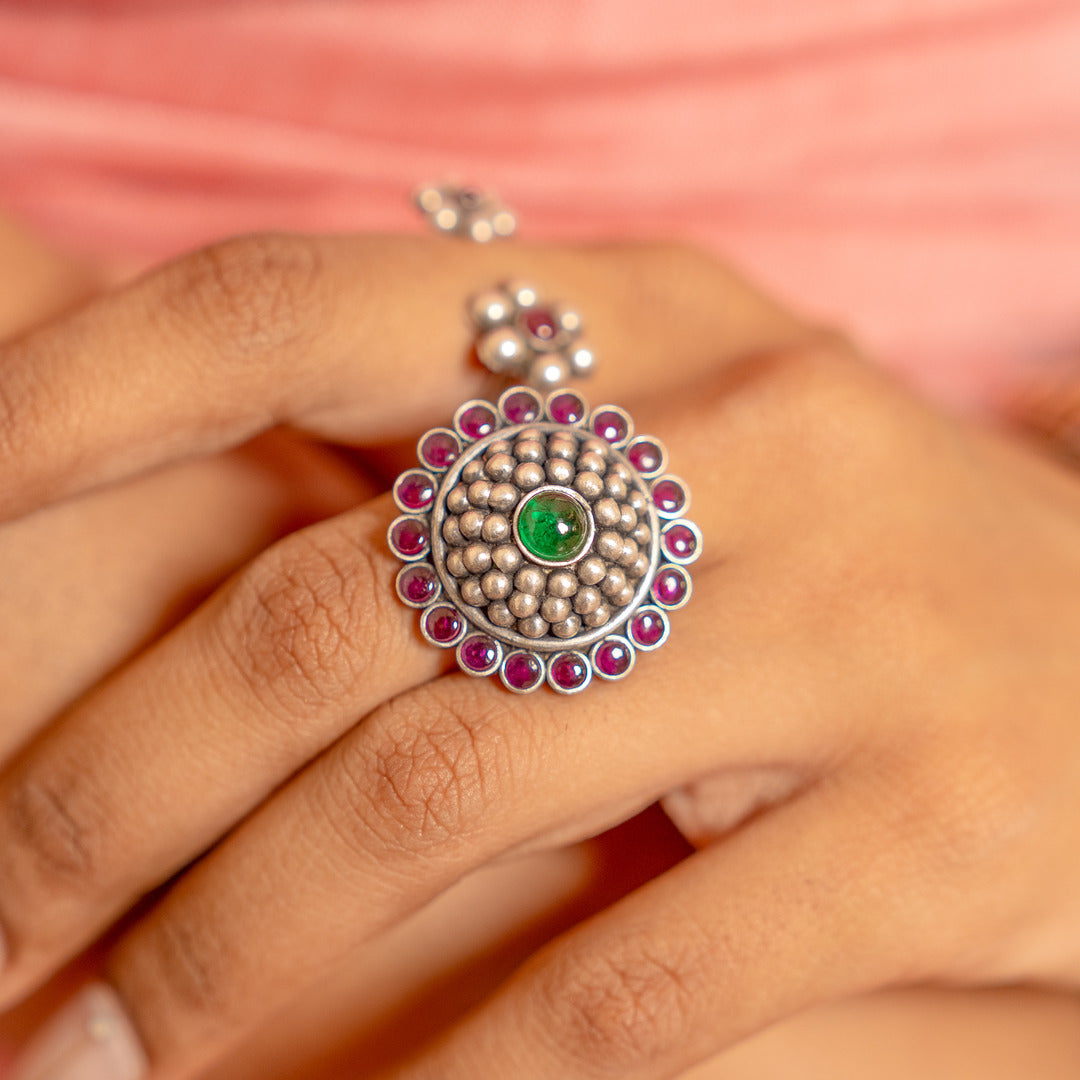 Saanvi Silver Ring