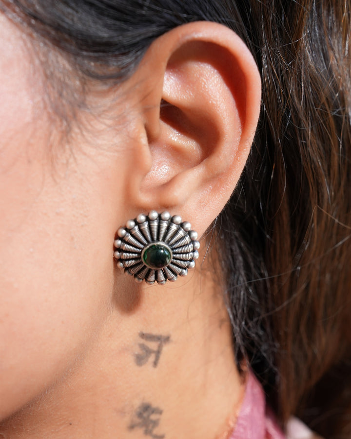 Ruhani Silver Earring