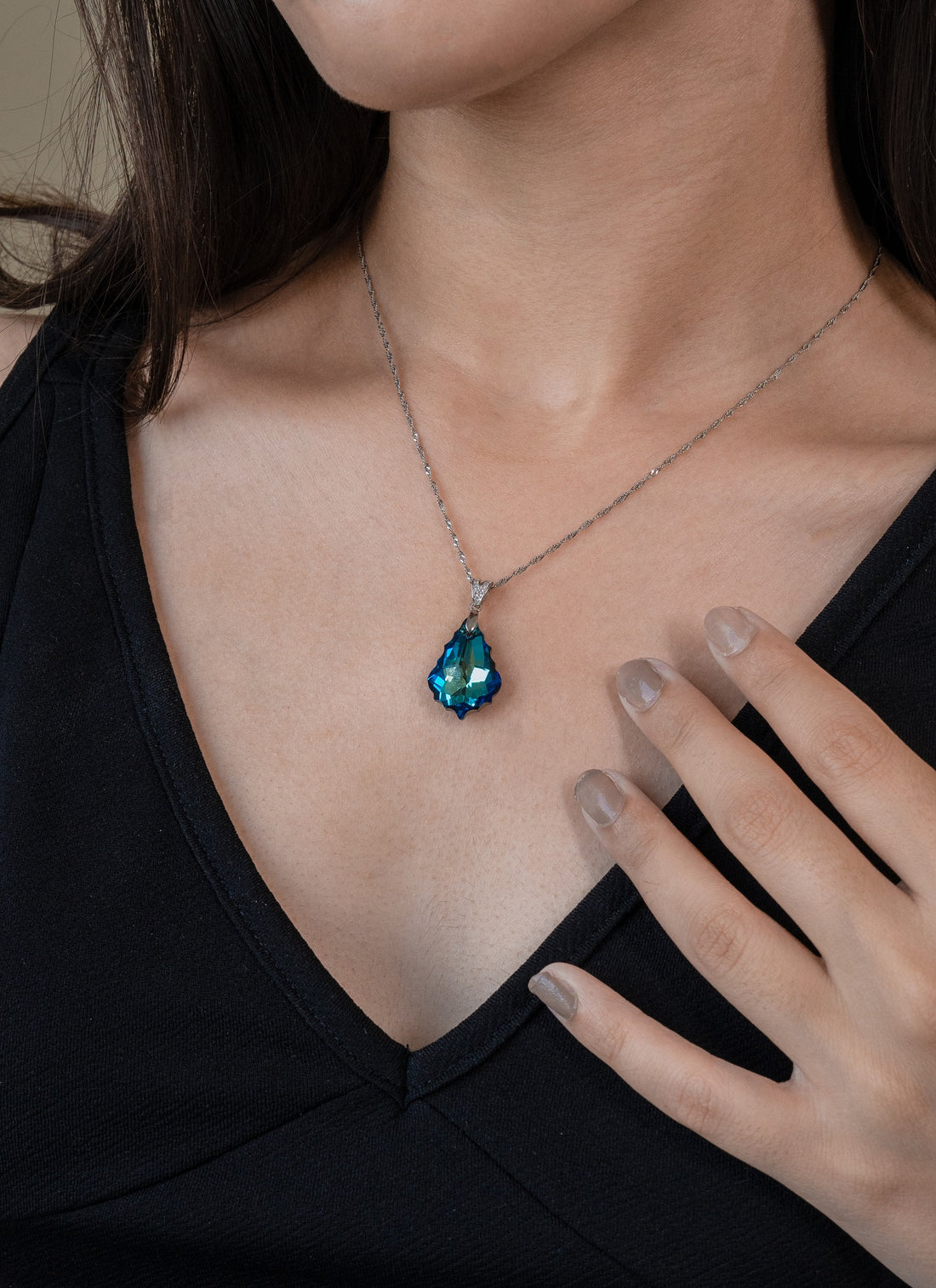 Ocean Rani Sterling Silver Chain Pendant