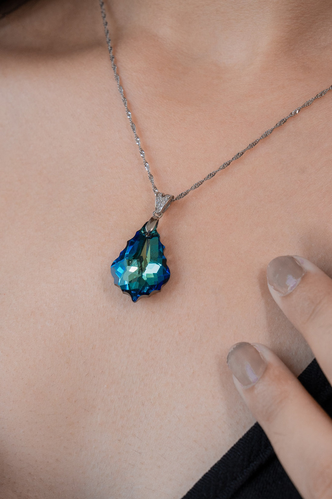 Ocean Rani Sterling Silver Chain Pendant