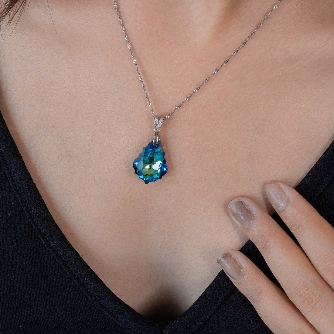 Ocean Rani Sterling Silver Chain Pendant