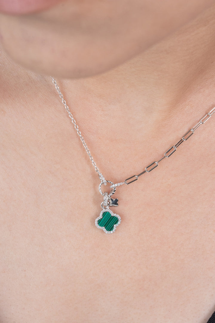 Shanaya Bloom Sterling Silver Chain Pendant