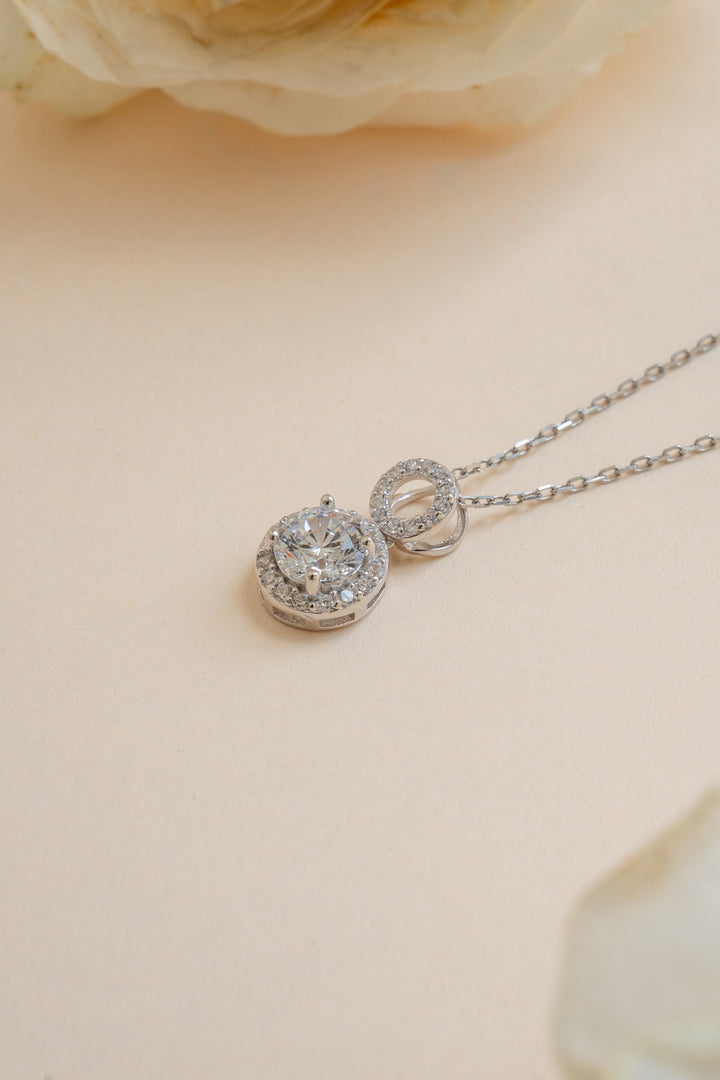 Maria Sterling Silver Chain Pendant Set
