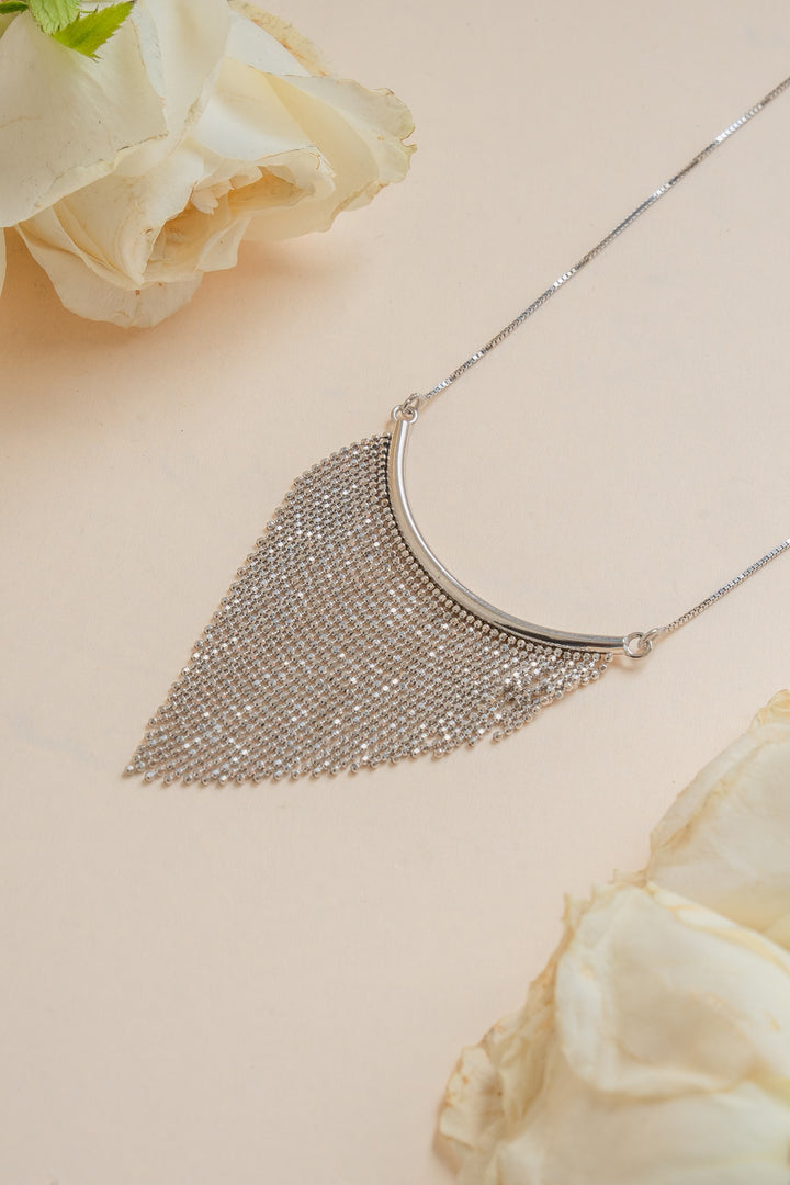 Tanya Drape Sterling Silver Chain Pendant