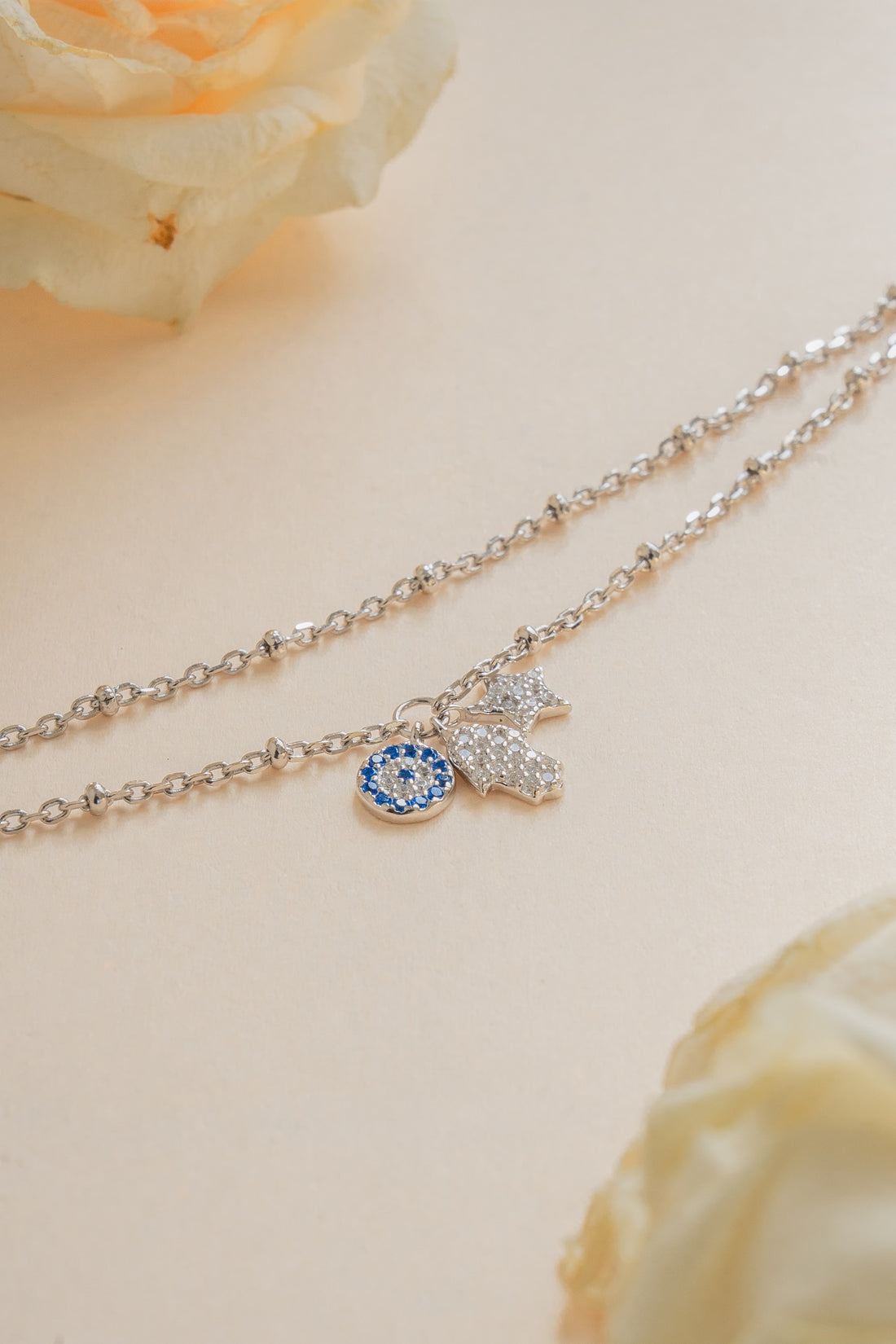 Celestial Trio Sterling Silver Bracelet