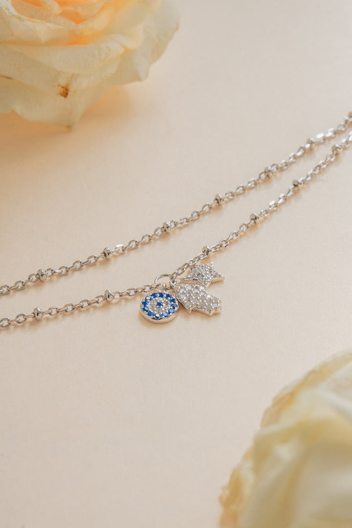 Celestial Trio Sterling Silver Bracelet