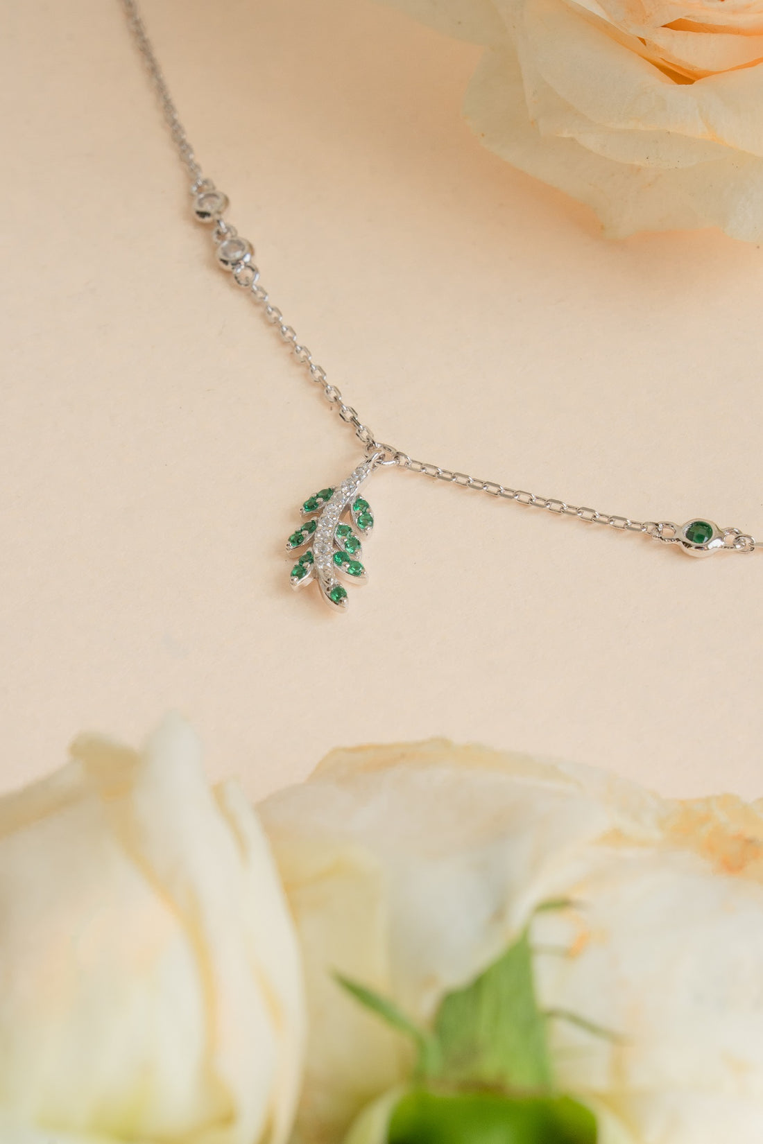 Nazaakat Leaf Sterling Silver Bracelet