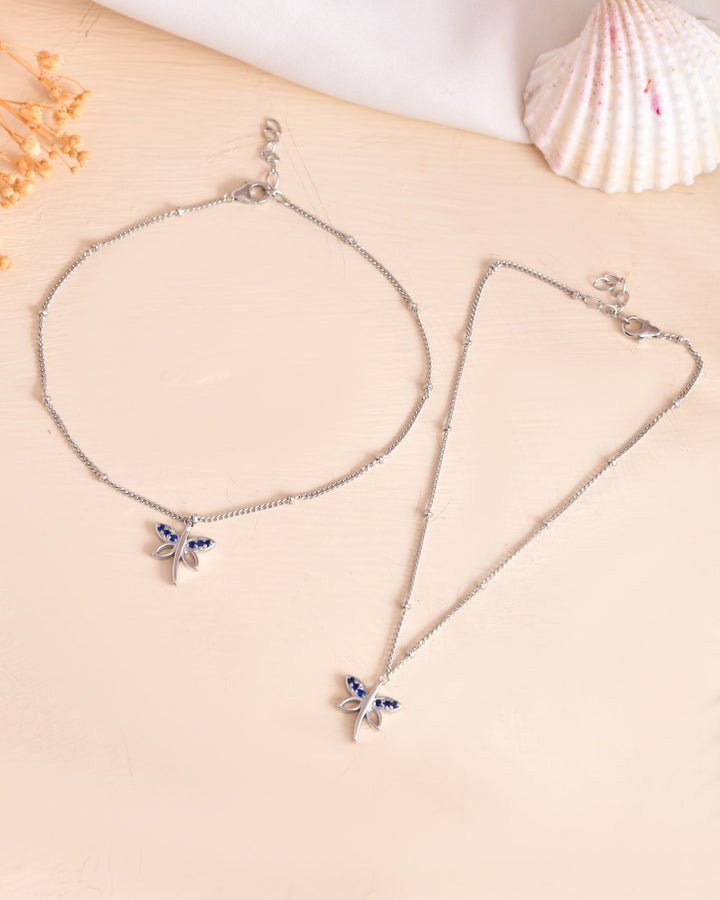 Butterfly Sterling Silver Anklets