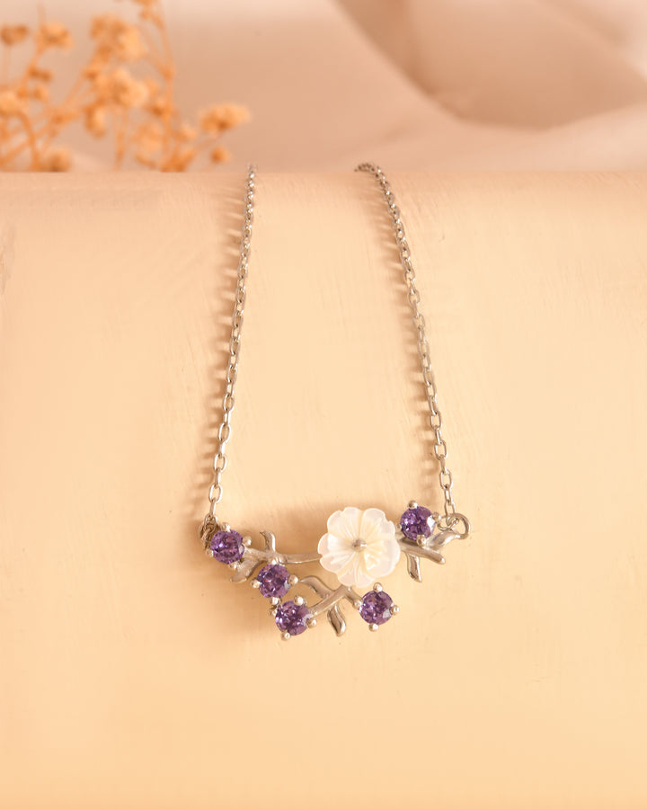 Riva Blooming Charm Sterling Silver Chain Pendant