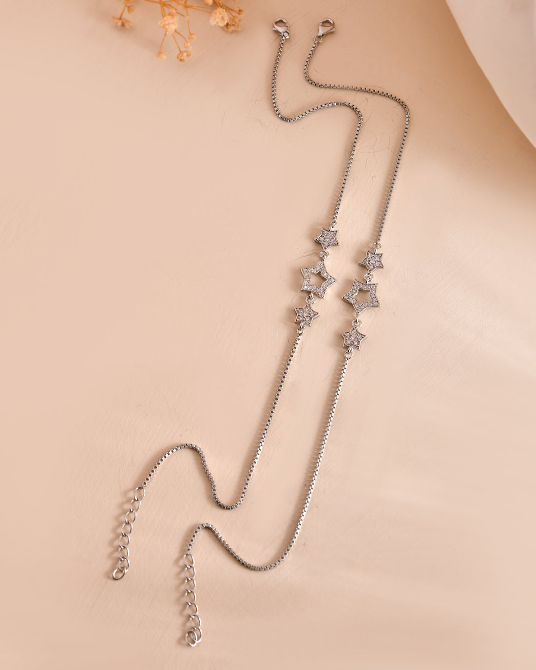 Twinkle Star 925 Sterling Silver Anklet