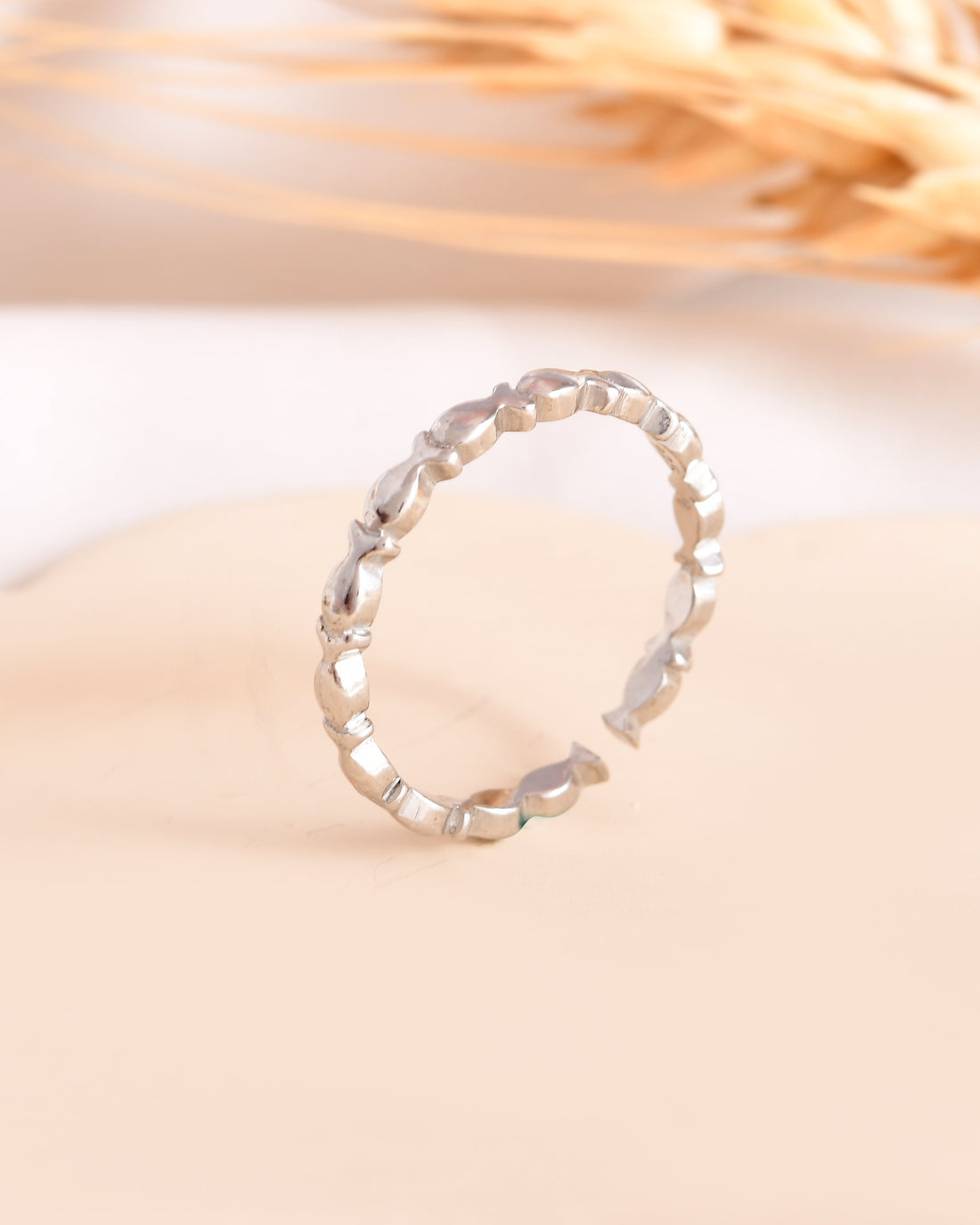 Ocean Loop Sterling Silver Ring