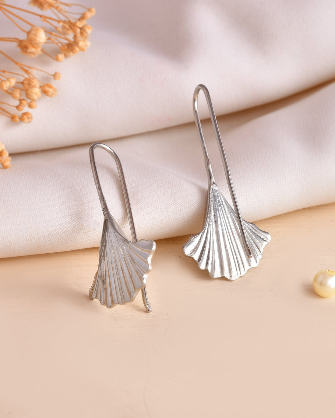 Senorita 925 Silver Leaf Dangle Earring