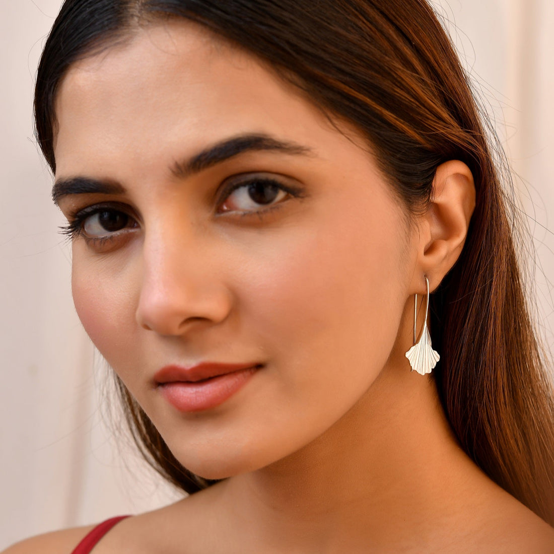 Senorita 925 Silver Leaf Dangle Earring