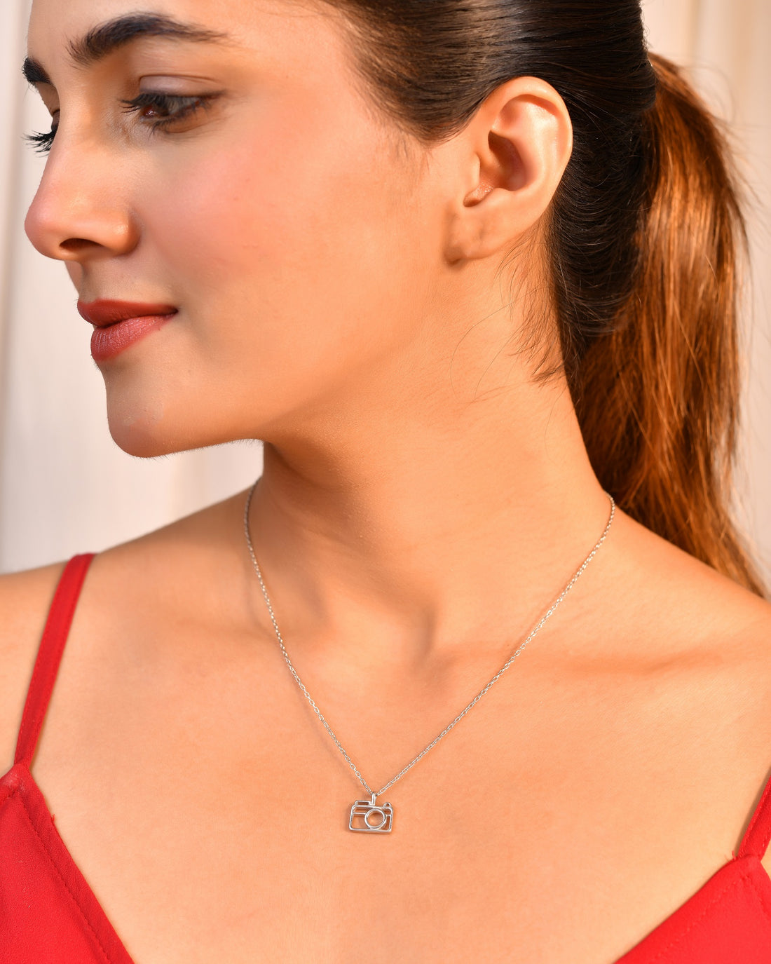 Snapshot Charm Silver 925 Chain Pendant