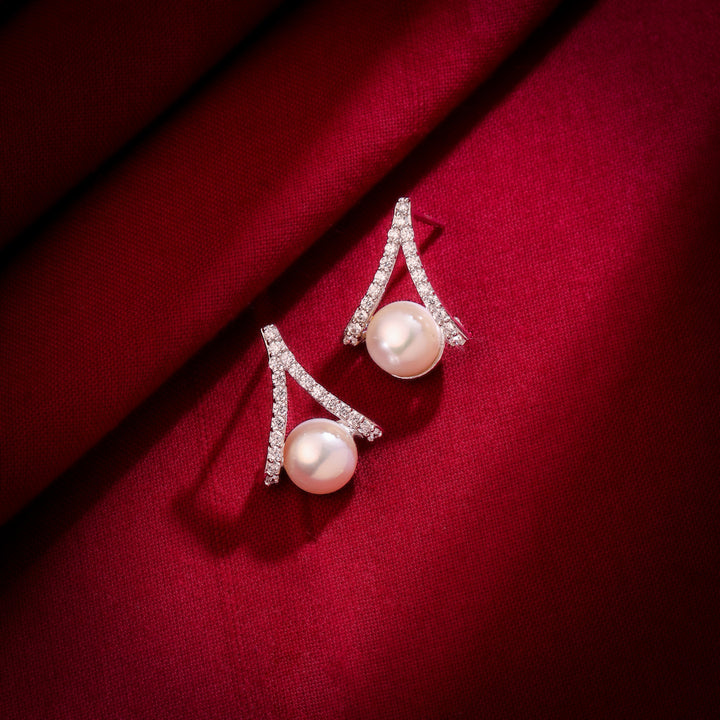 Pearl Stud Earrings