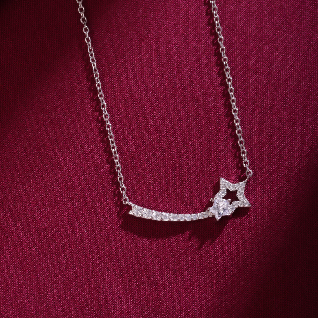 Twinkle Star Duo Chain Pendant
