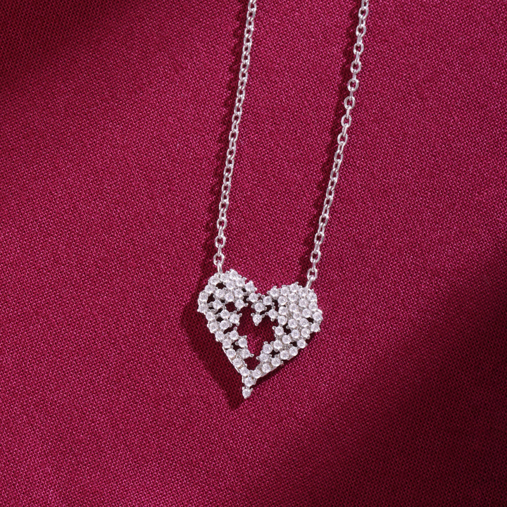 Shinny Heart Chain Pendant