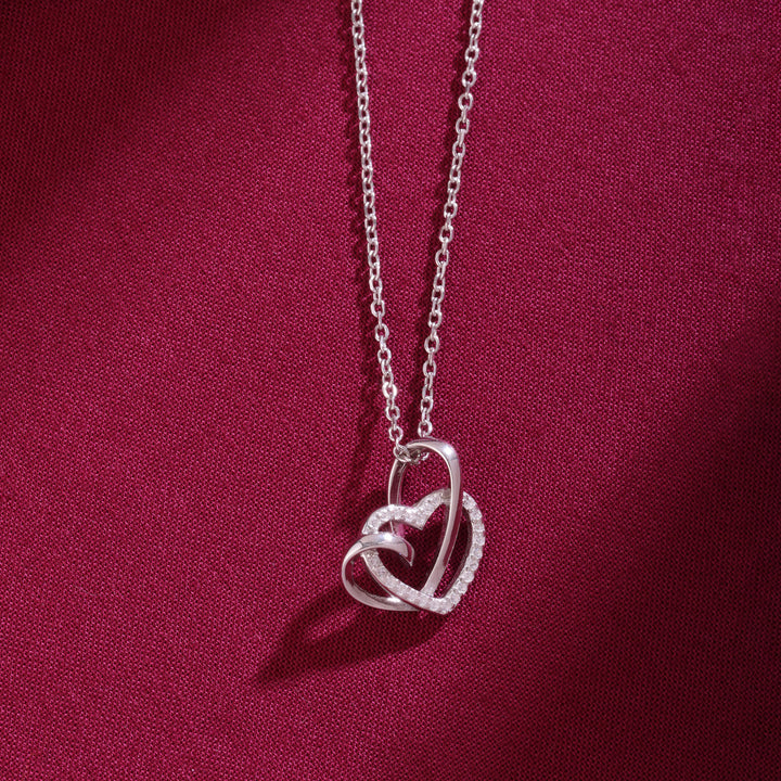 Double Heart Chain Pendant