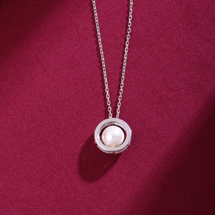 Round Pearl Chain Pendant