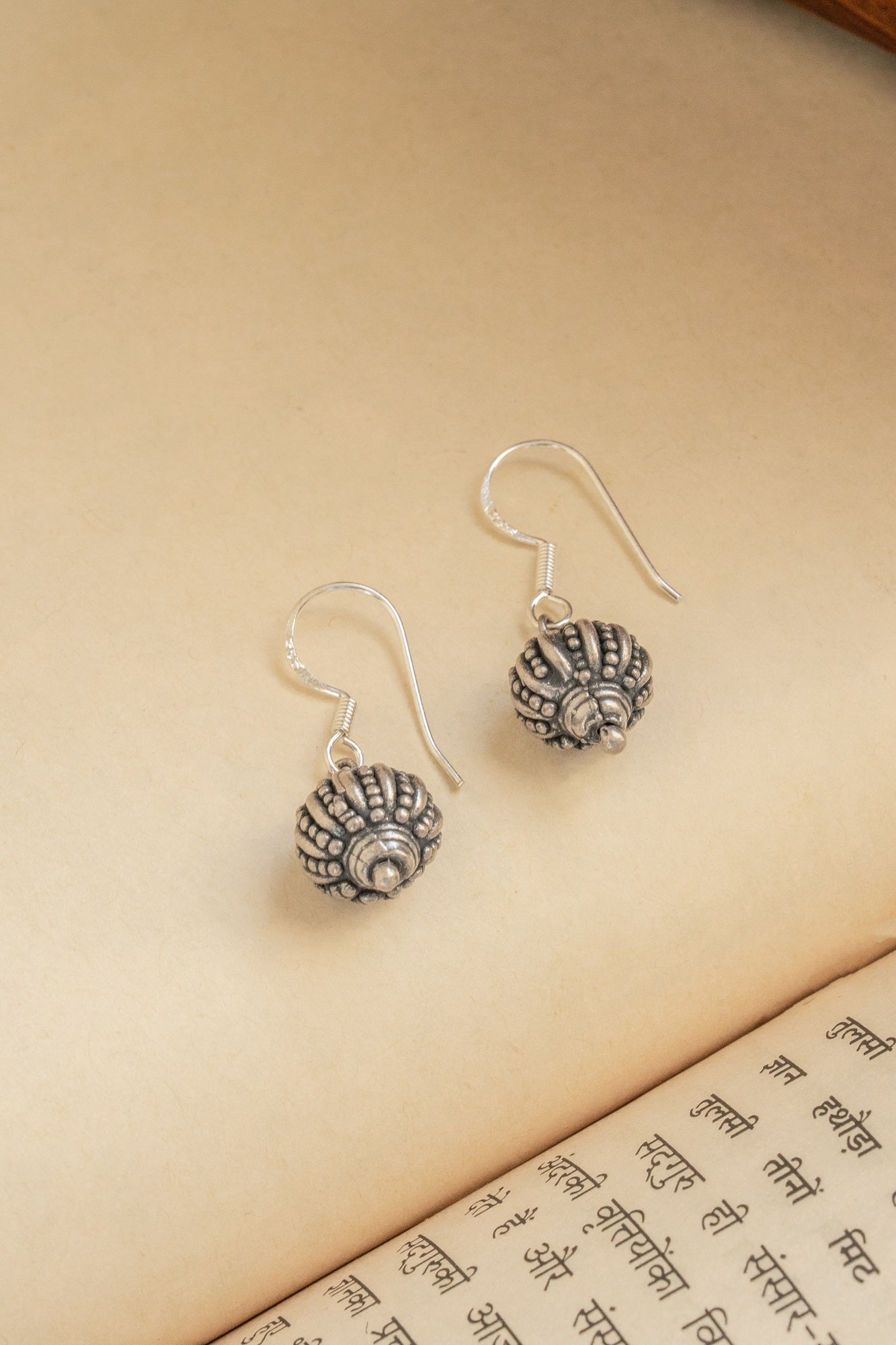 Kasturi Tribal Silver jhumki