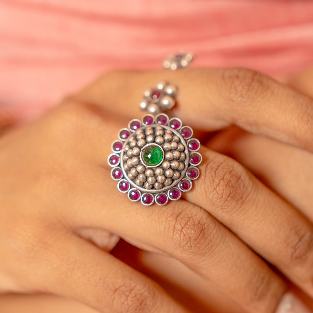 Saanvi Silver Ring
