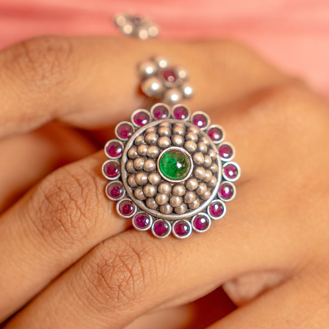 Saanvi Silver Ring