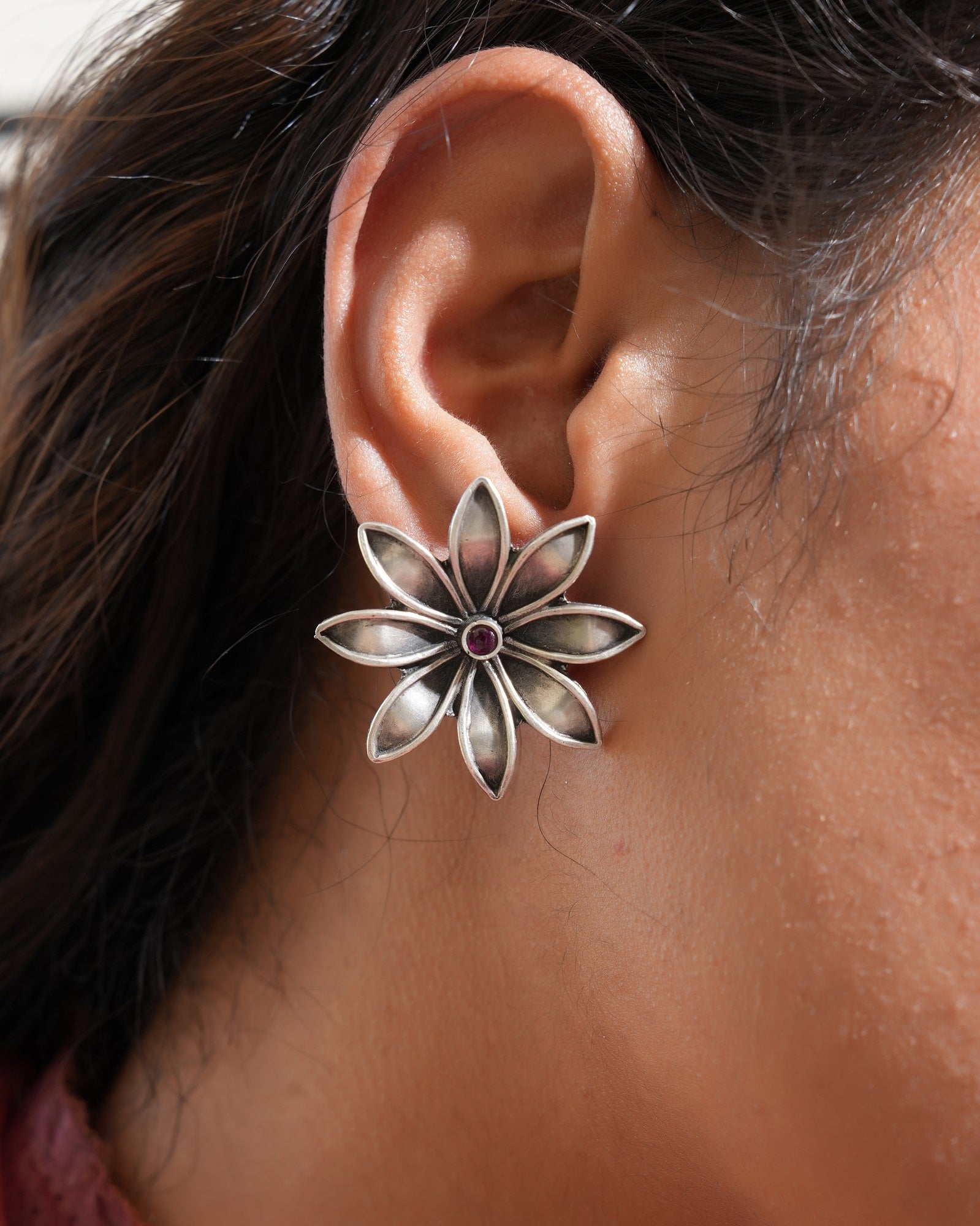 Pushplata 925 Silver Earring