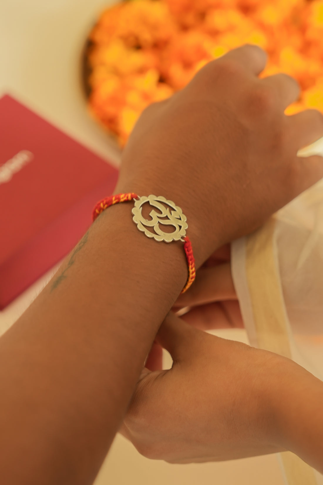 925 Silver OM Rakhi