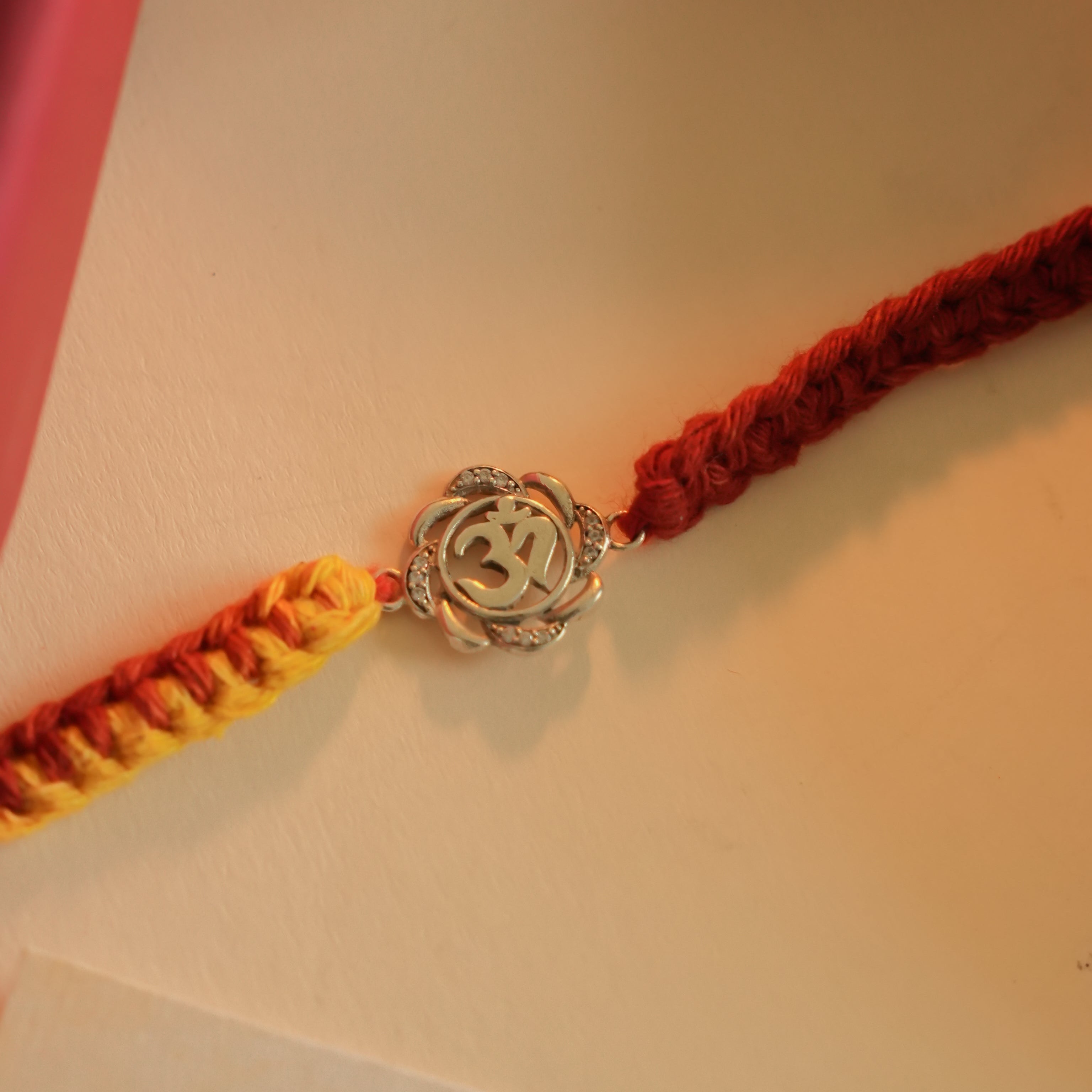 OM 925 Silver Rakhi