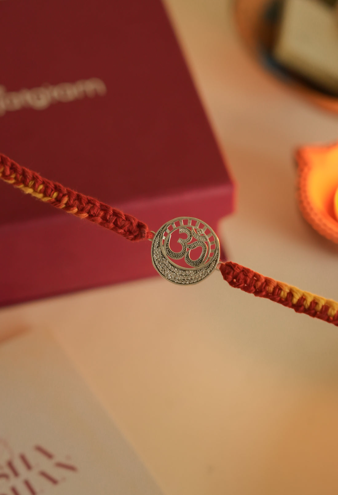 Silver 925 OM Rakhi