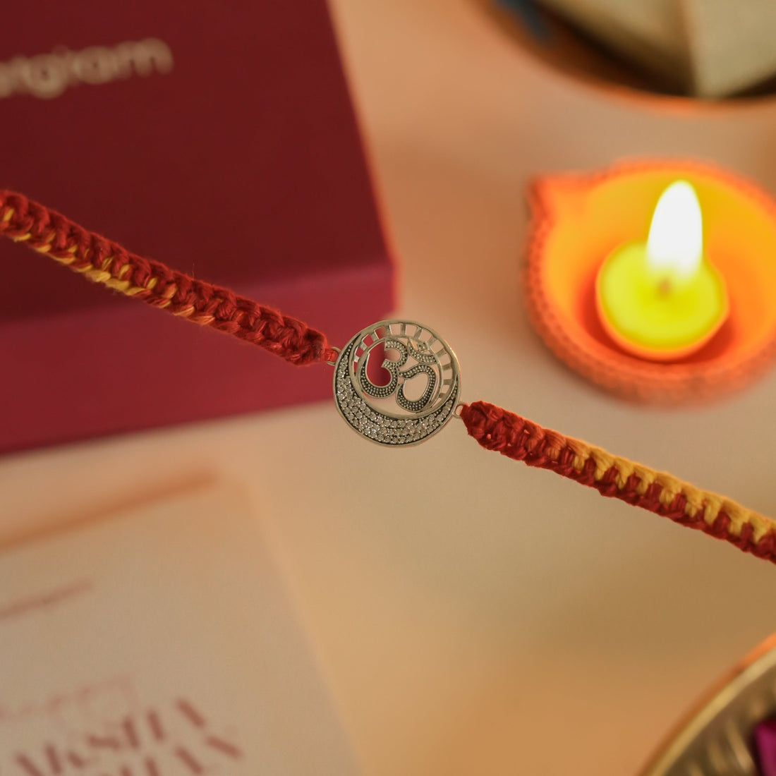 Silver 925 OM Rakhi