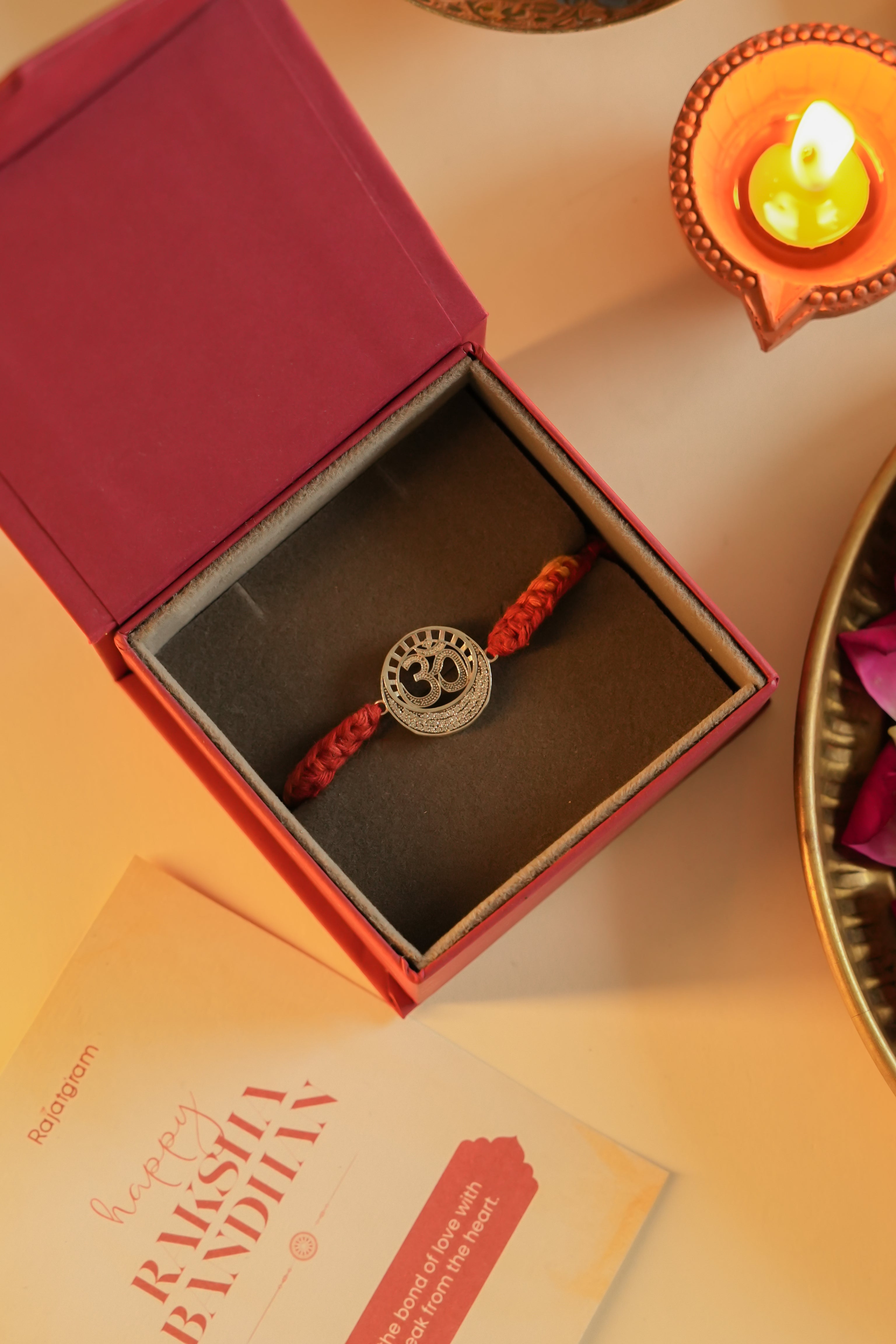 Silver 925 OM Rakhi