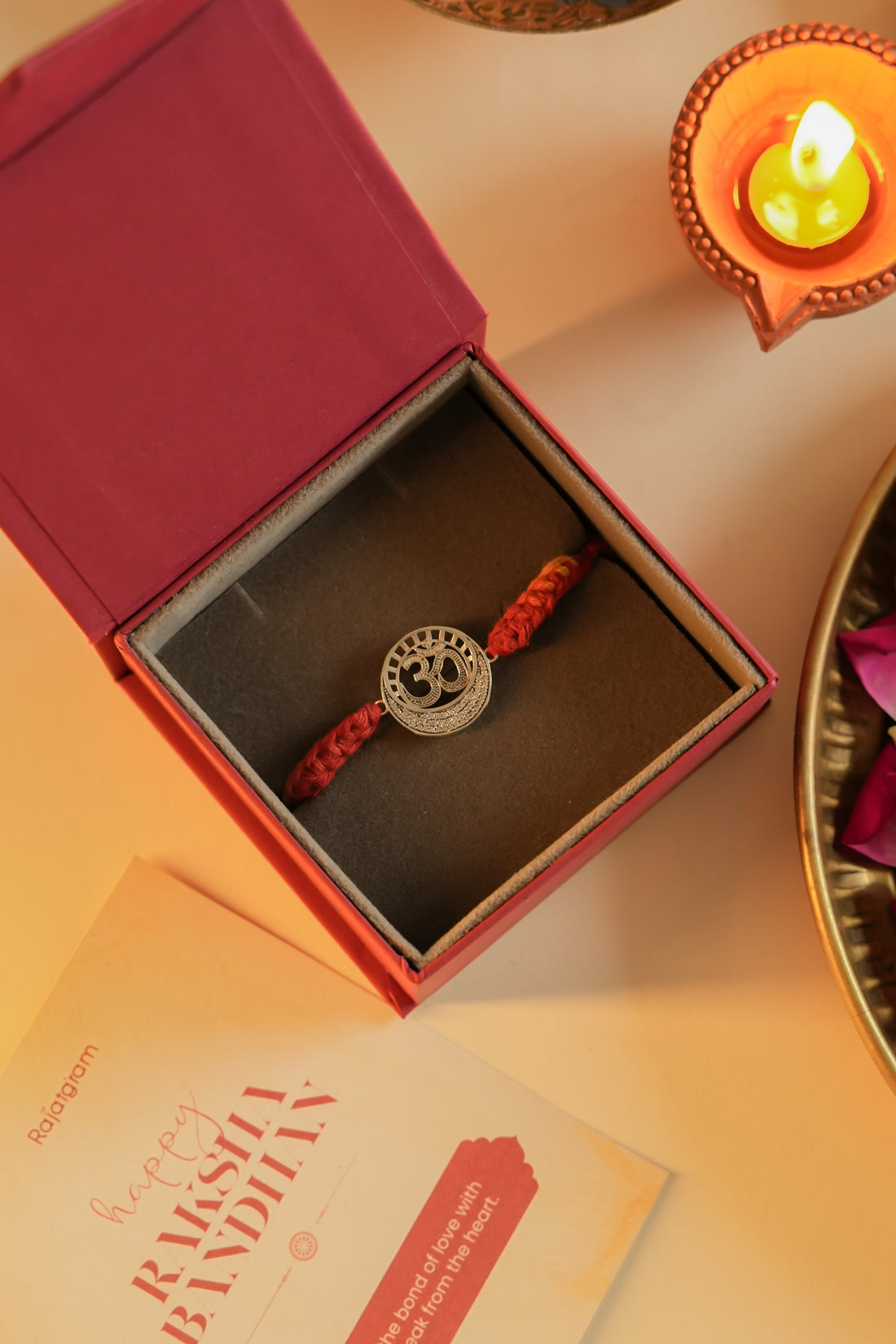 Silver 925 OM Rakhi