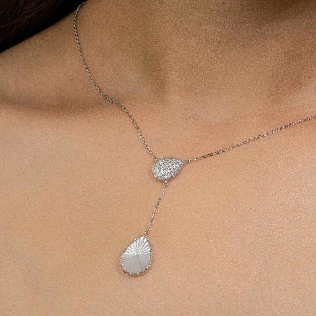 Riwaayat Sterling silver Chain pendant Set