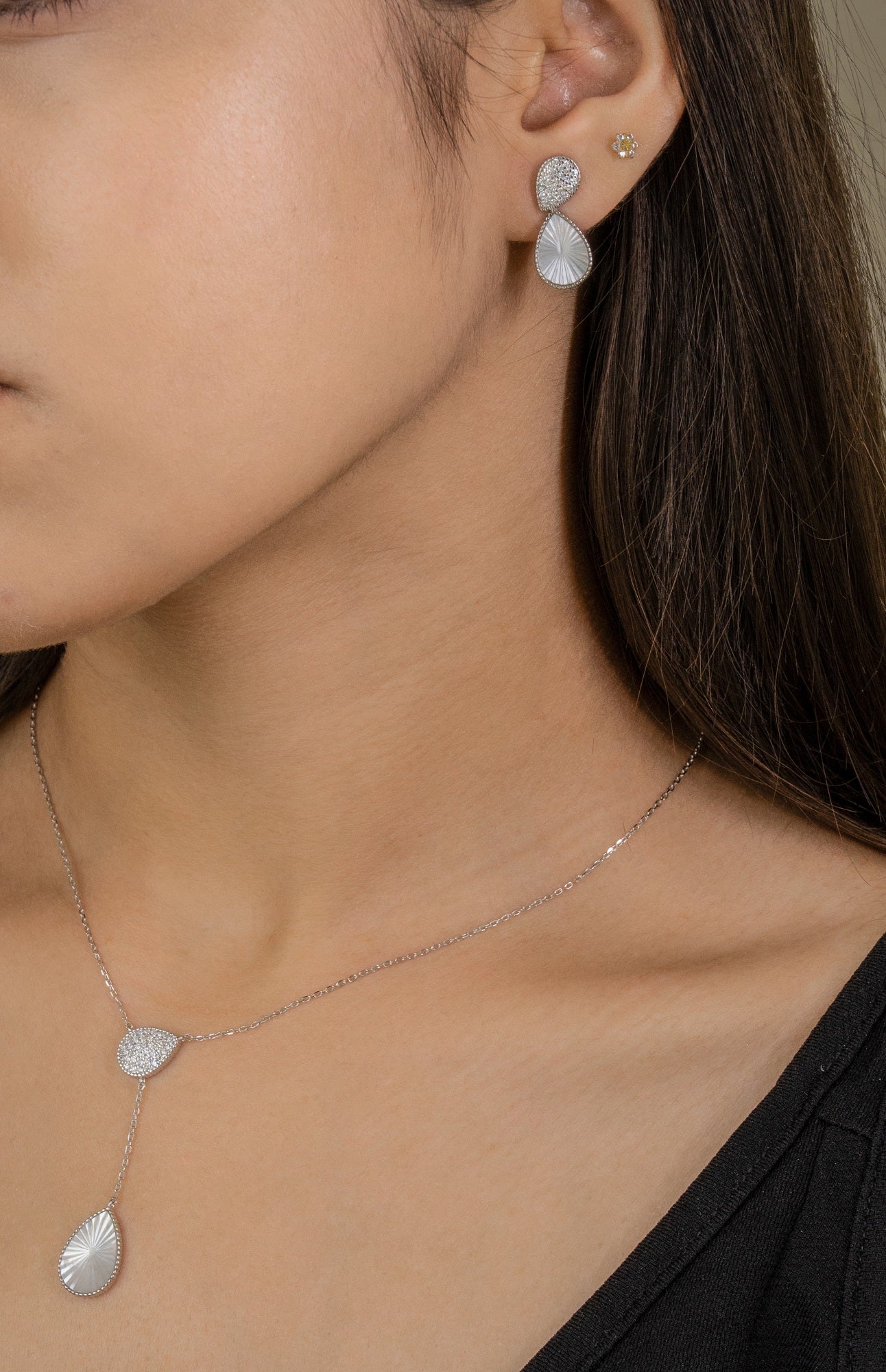 Riwaayat Sterling silver Chain pendant Set