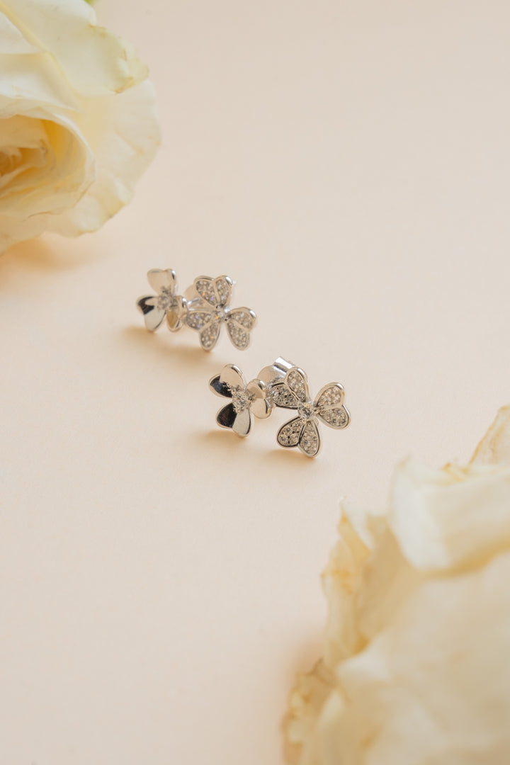 Petal Link Sterling Silver Pendant Set