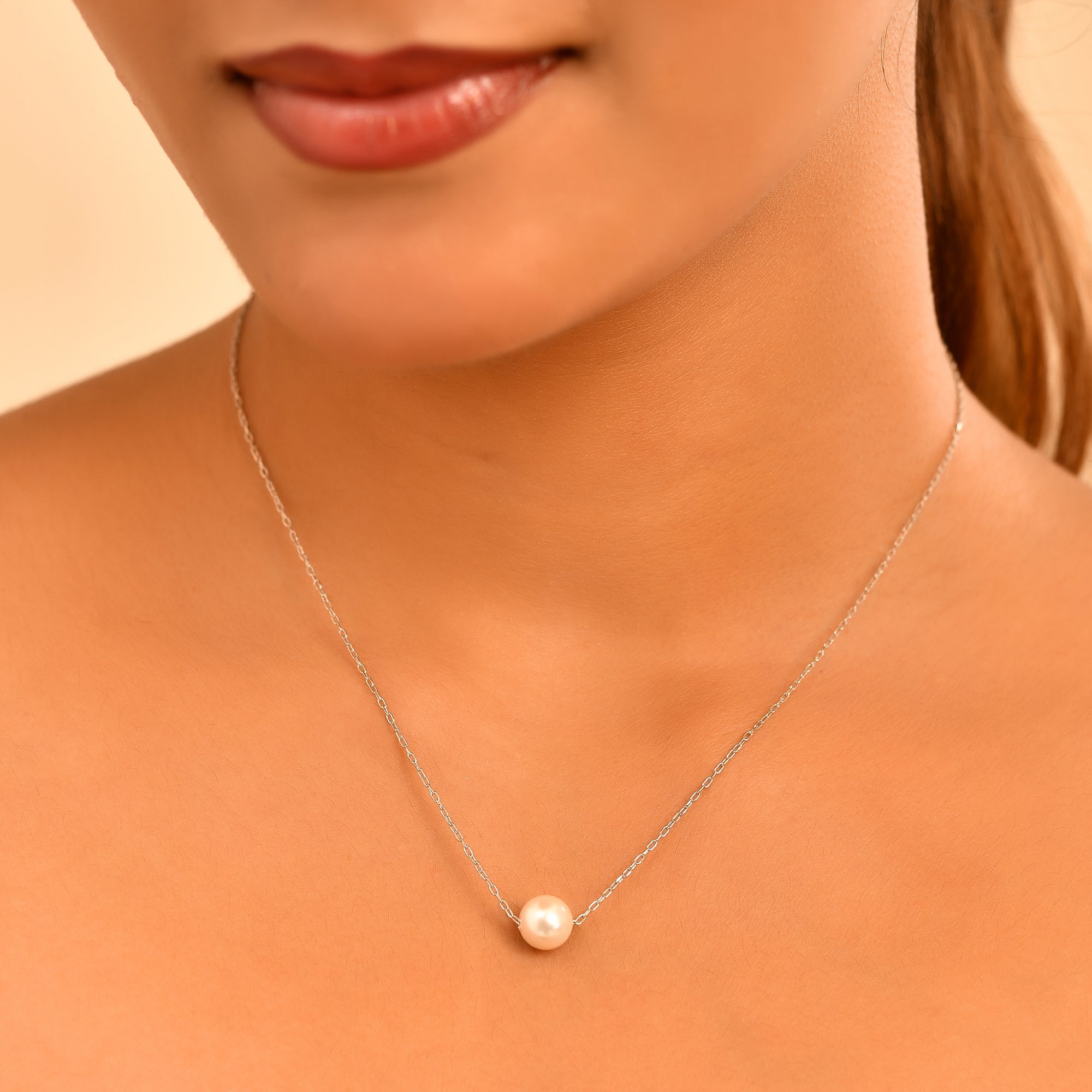 Eterna Pearl Sterling Silver Chain Pendant