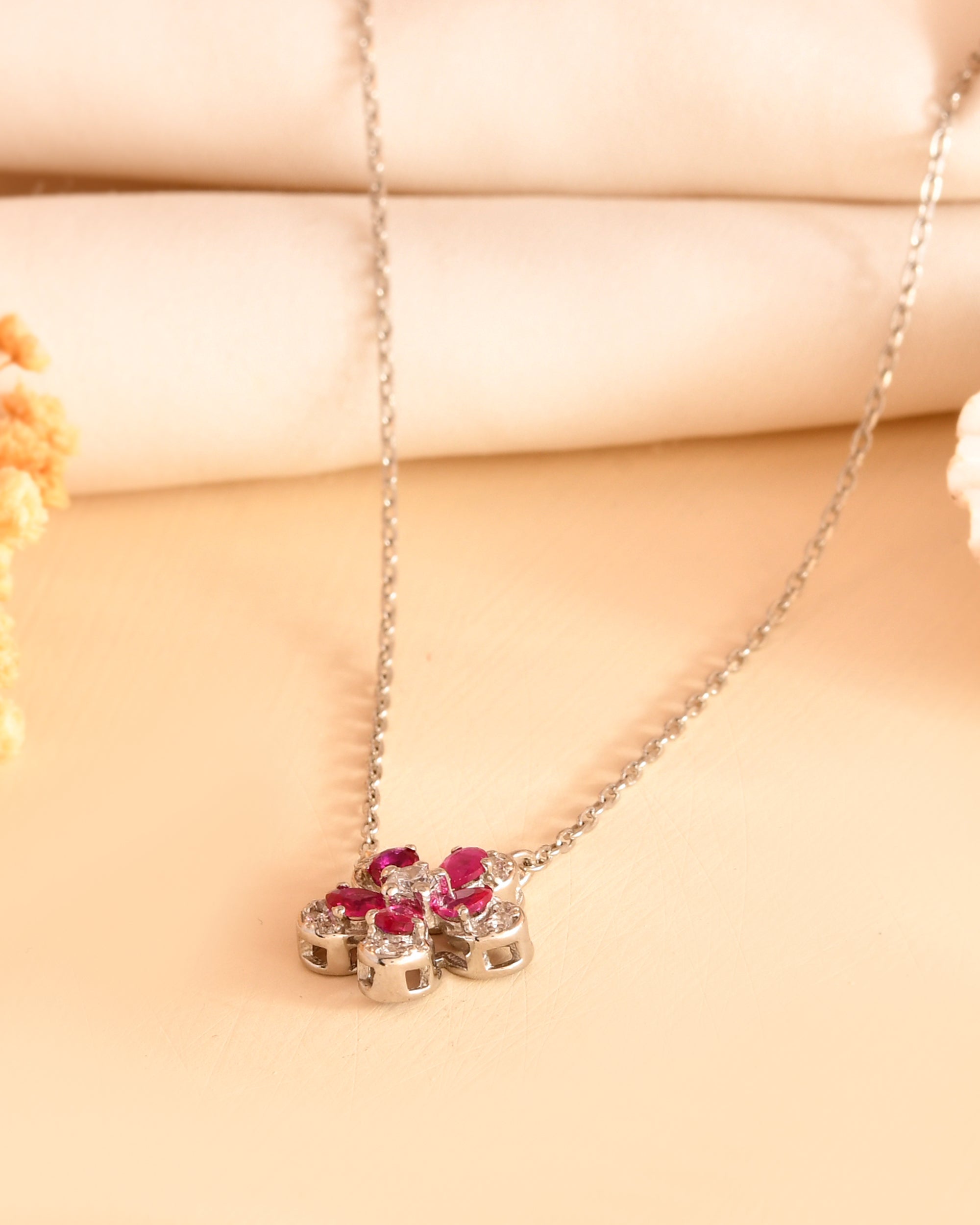 Lumora Bloom 925 Sterling silver Chain Pendant