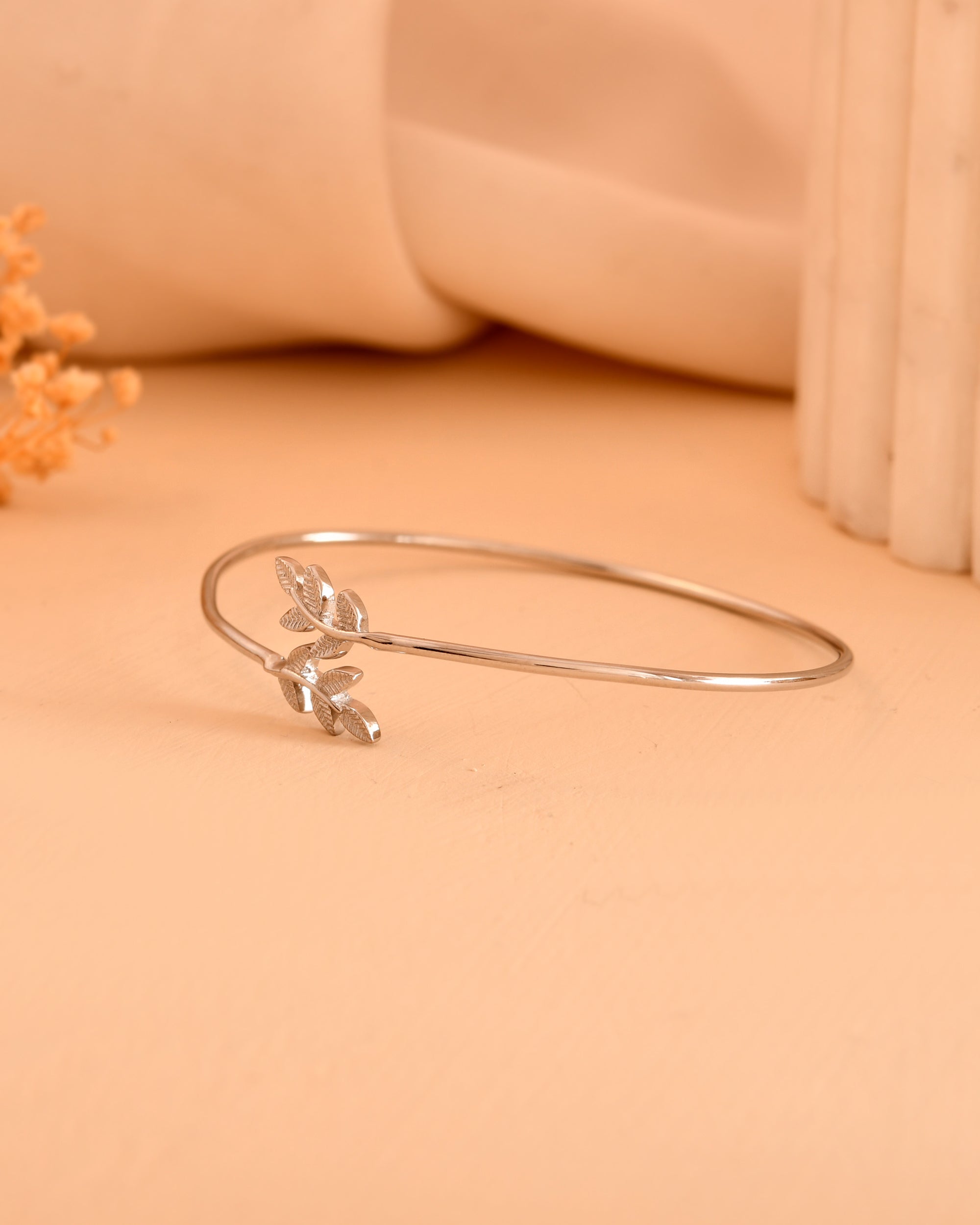 Leafora Minimal Sterling silver Bracelet kada