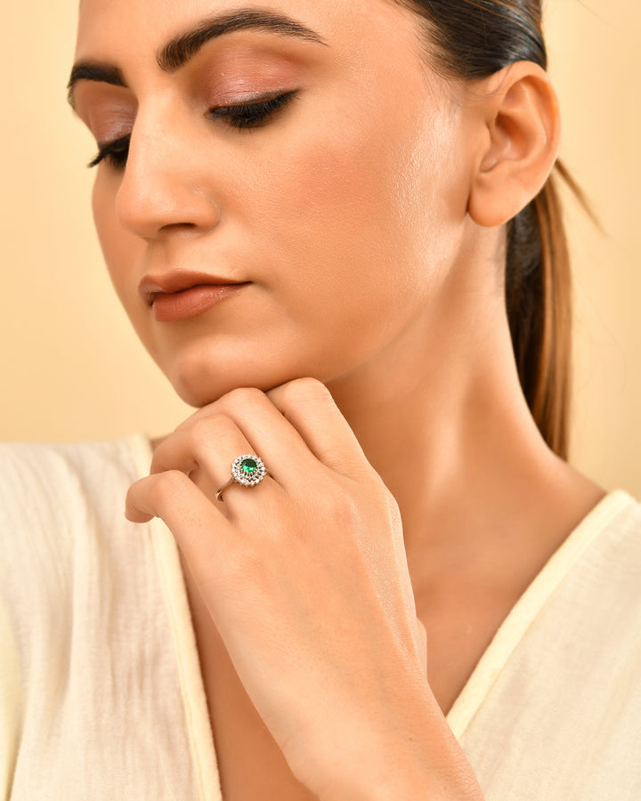 Verde Aura 925 Sterling Silver Ring