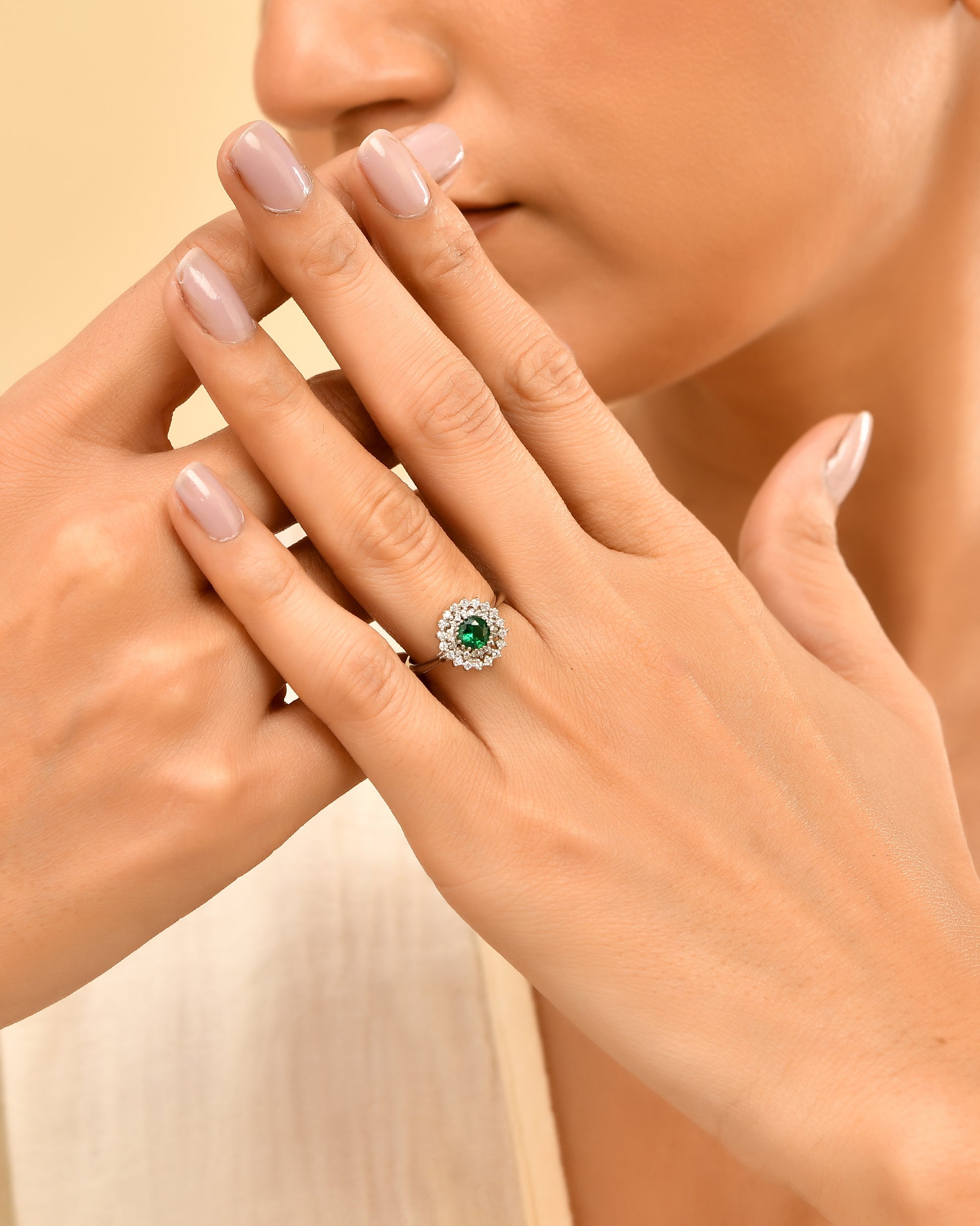 Verde Aura 925 Sterling Silver Ring