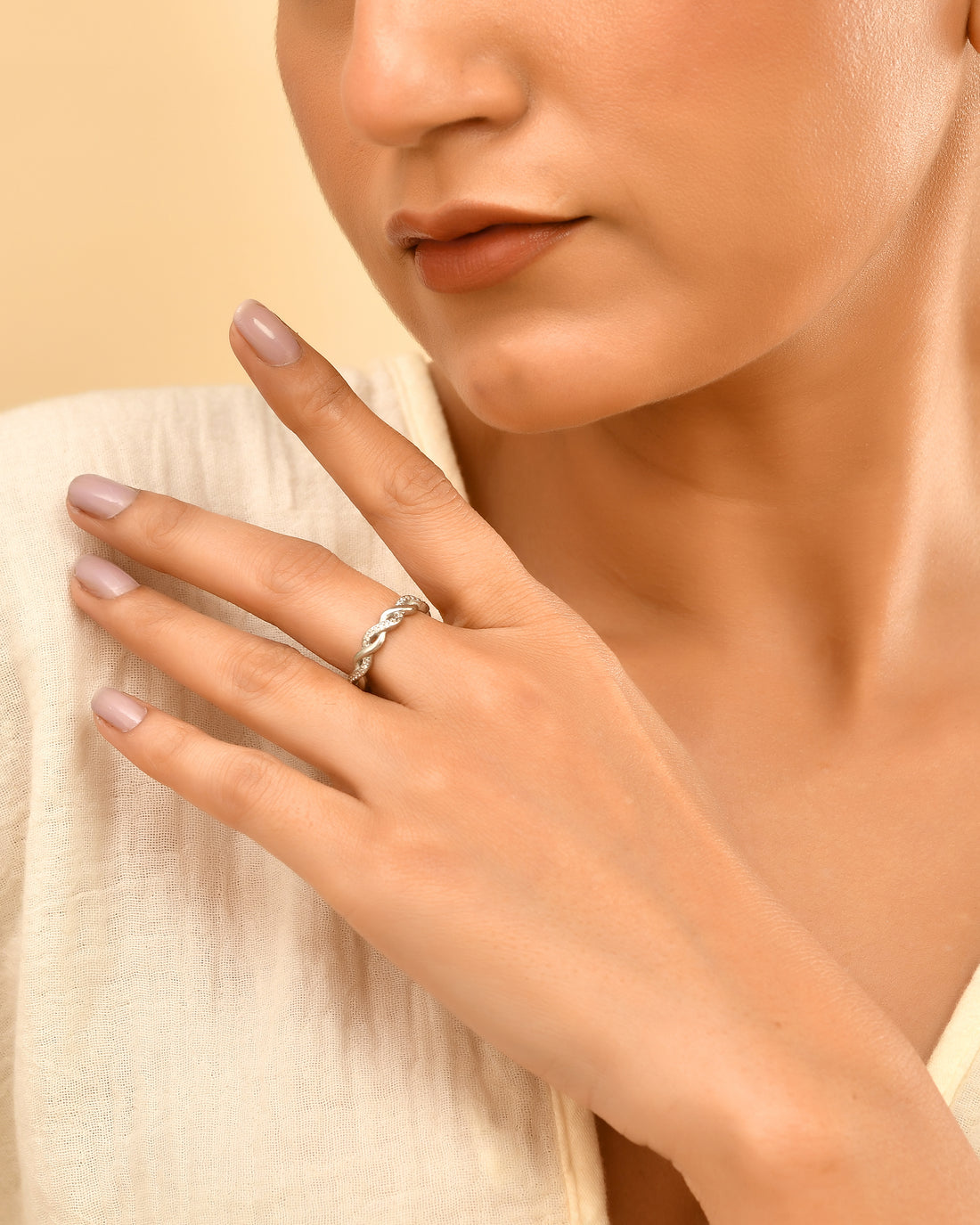 Eternal Twist 925 Sterling Silver Ring