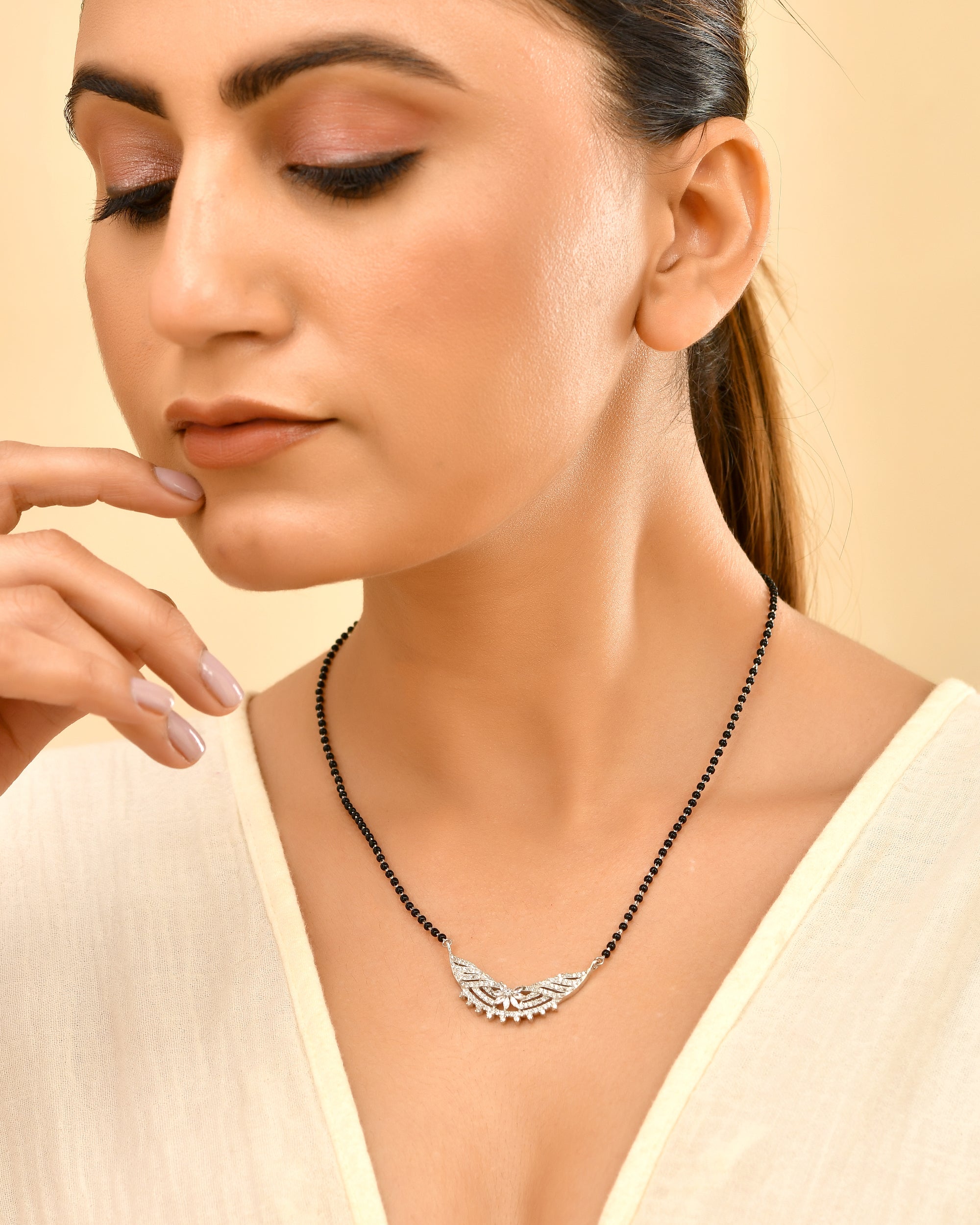 Floral Paradise 925 Sterling Silver Mangalsutra