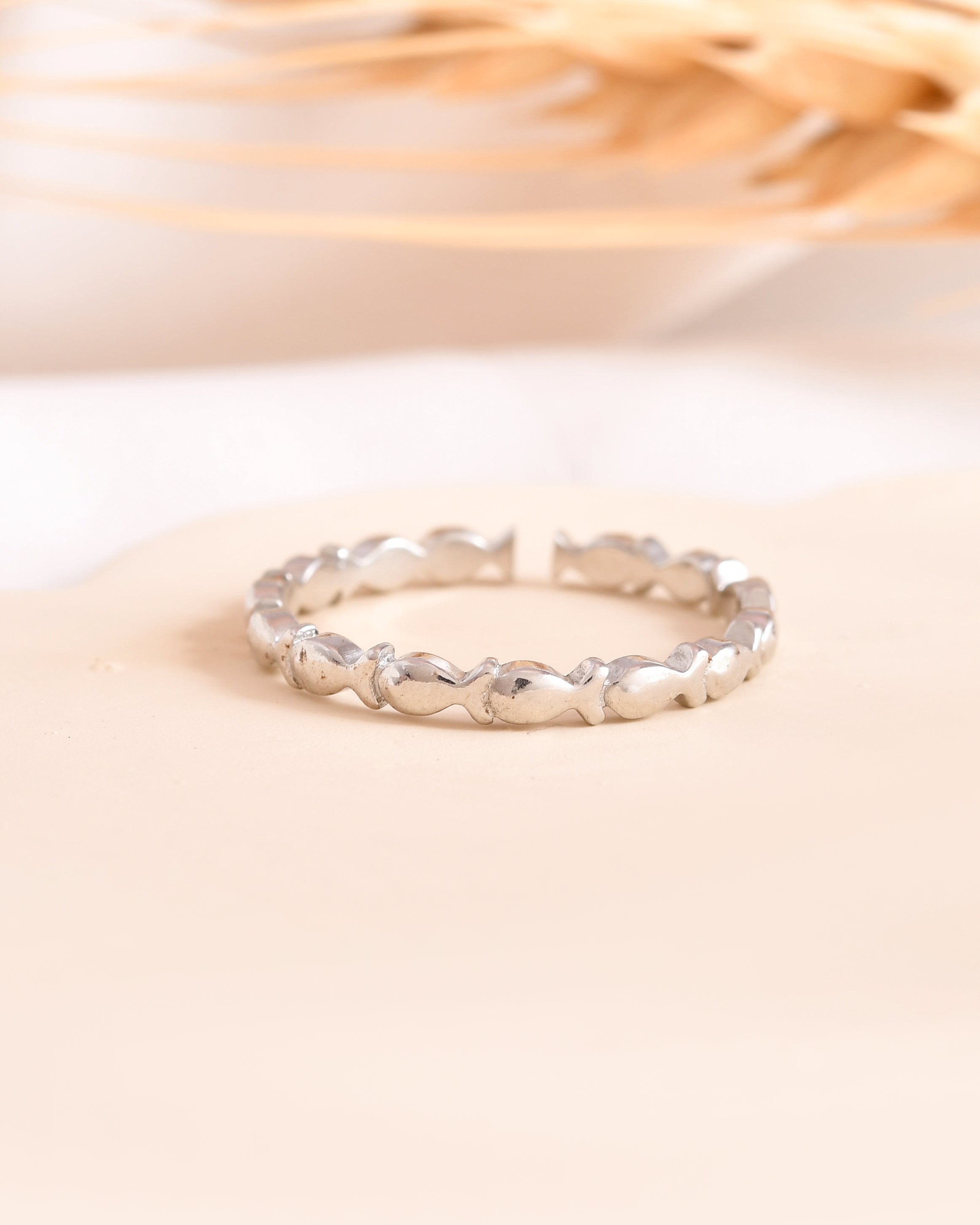 Ocean Loop Sterling Silver Ring