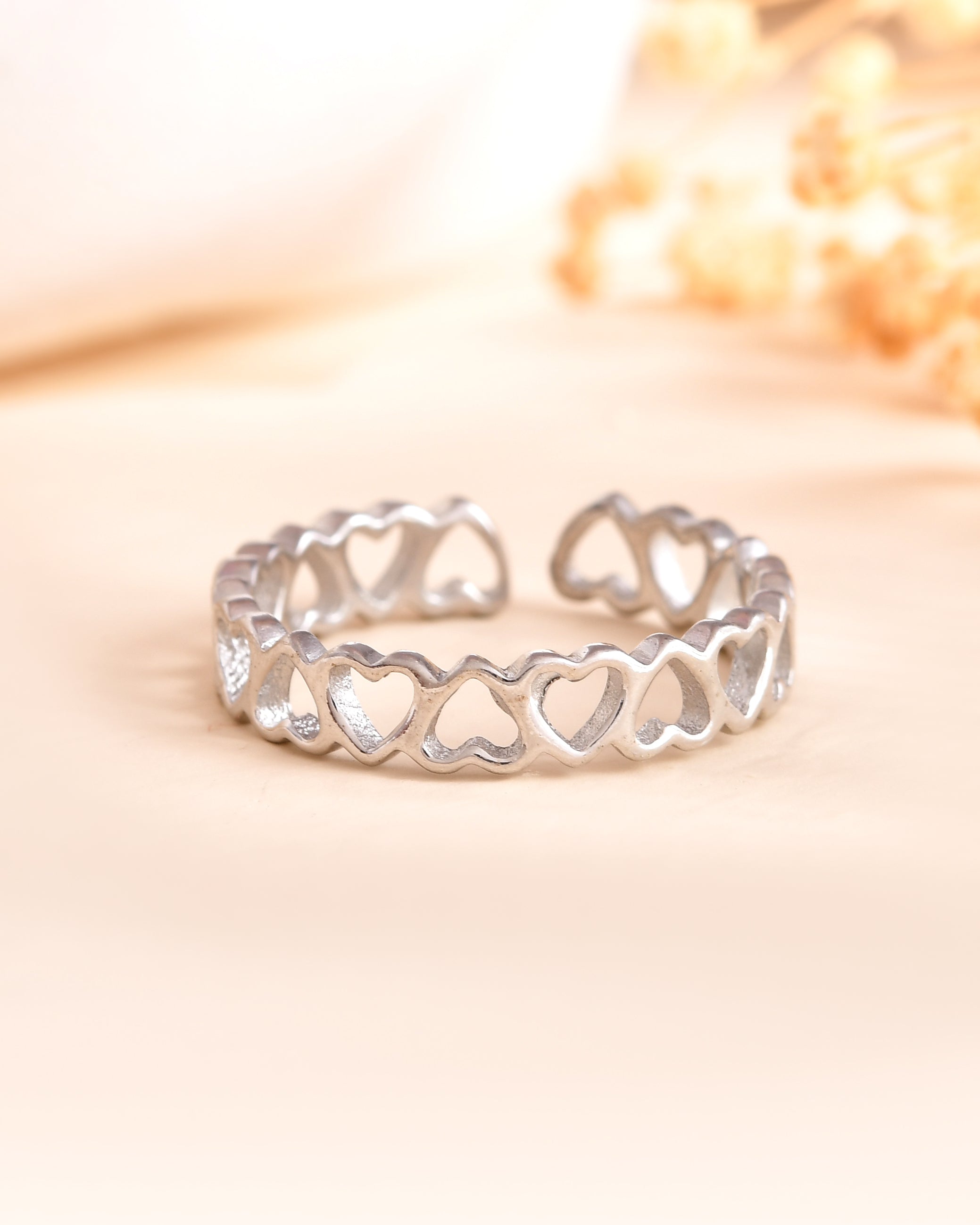 Infinite Love Sterling Silver Ring Band