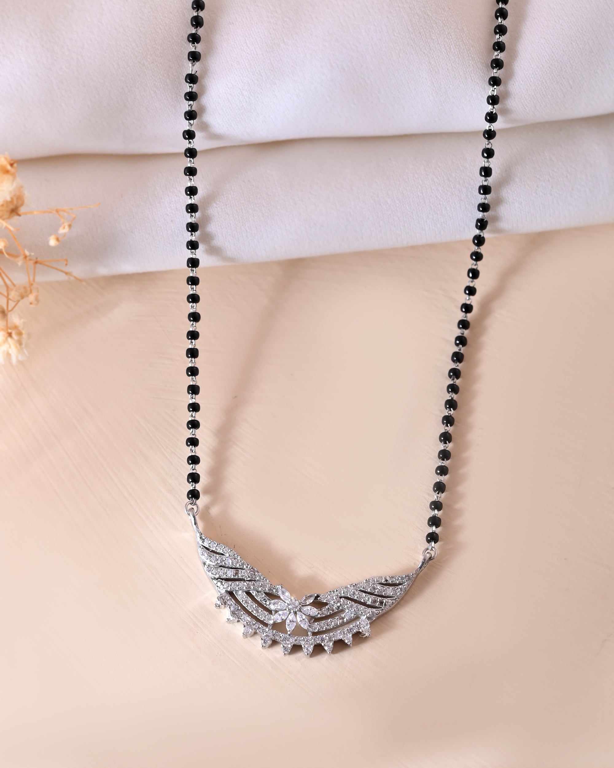 Floral Paradise 925 Sterling Silver Mangalsutra