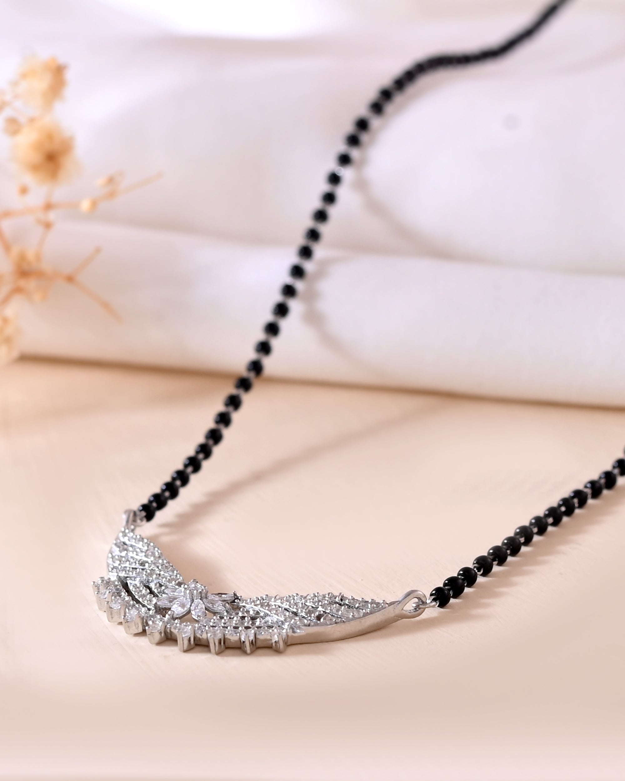 Floral Paradise 925 Sterling Silver Mangalsutra