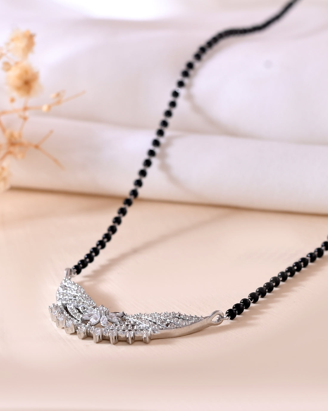 Floral Paradise 925 Sterling Silver Mangalsutra