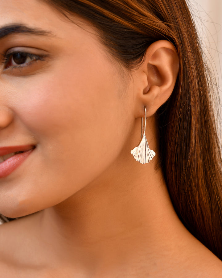 Senorita 925 Silver Leaf Dangle Earring
